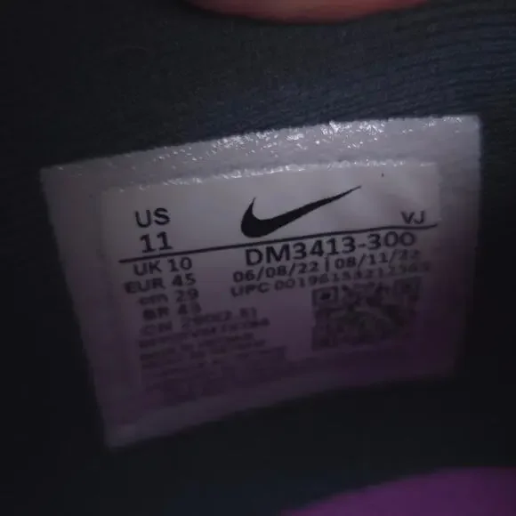 Nike Zoom Pegasus Turbo Lace Up Athletic Shoe Mens Size 11 DM3413-300 Blue - Picture 10 of 10